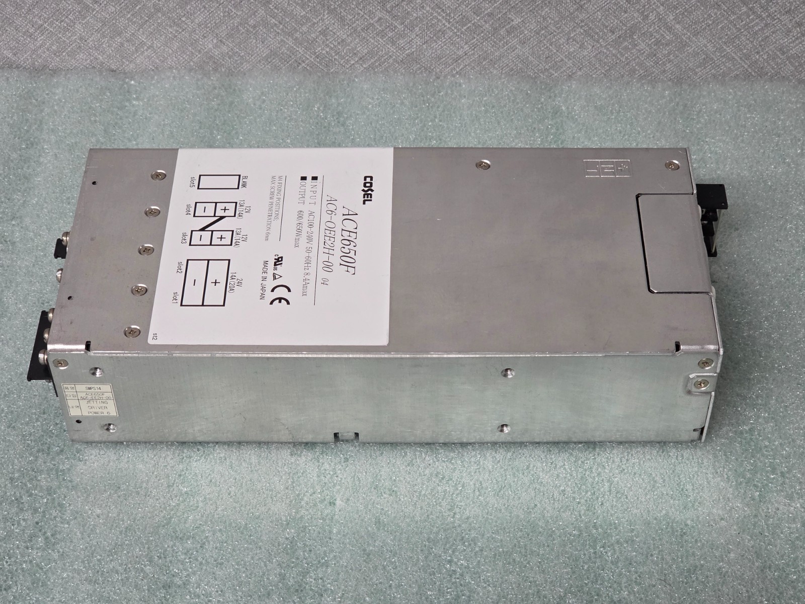 COSEL ACE650F AC6-OEE2H-00 power supply