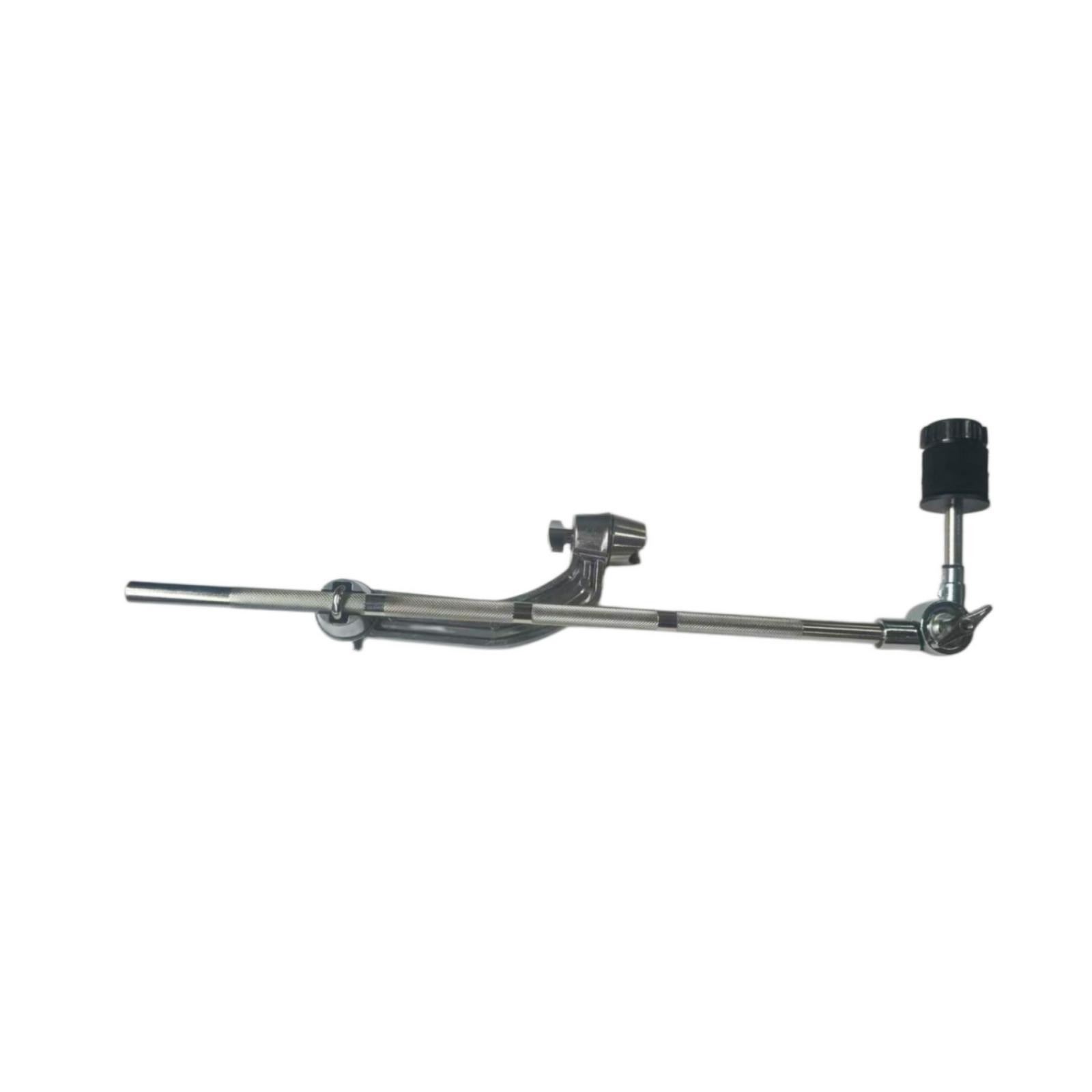Cymbal Extended Arm with Clamp Chrome Cymbal Arm with Clamp Curved Hardware for