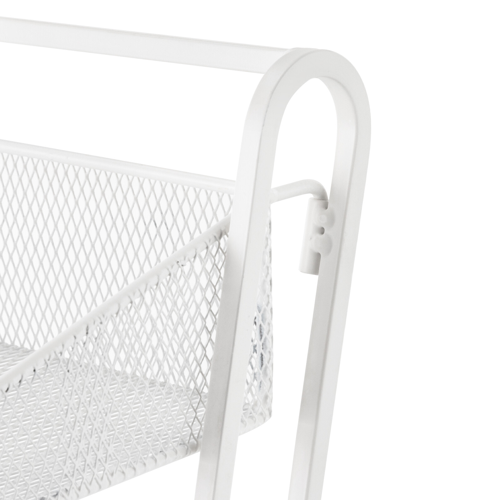 4 Tiers White Retail Store Candy Display Rack Shelving Snack Storage Organizers