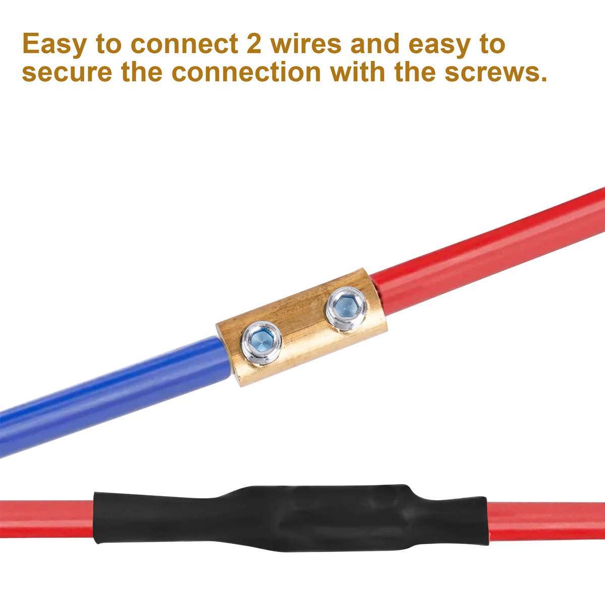 10PCS Wire Connector Nut Kit 10 AWG Gauge 60A Quick Wiring Connection Terminals