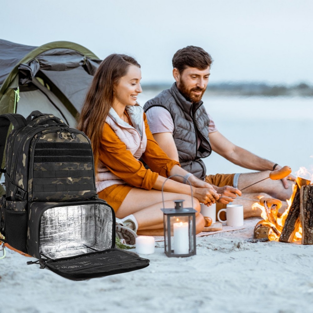 Men's Work Backpack with Lunch Cooler&Laptop Compartment,Tactical Utility Style