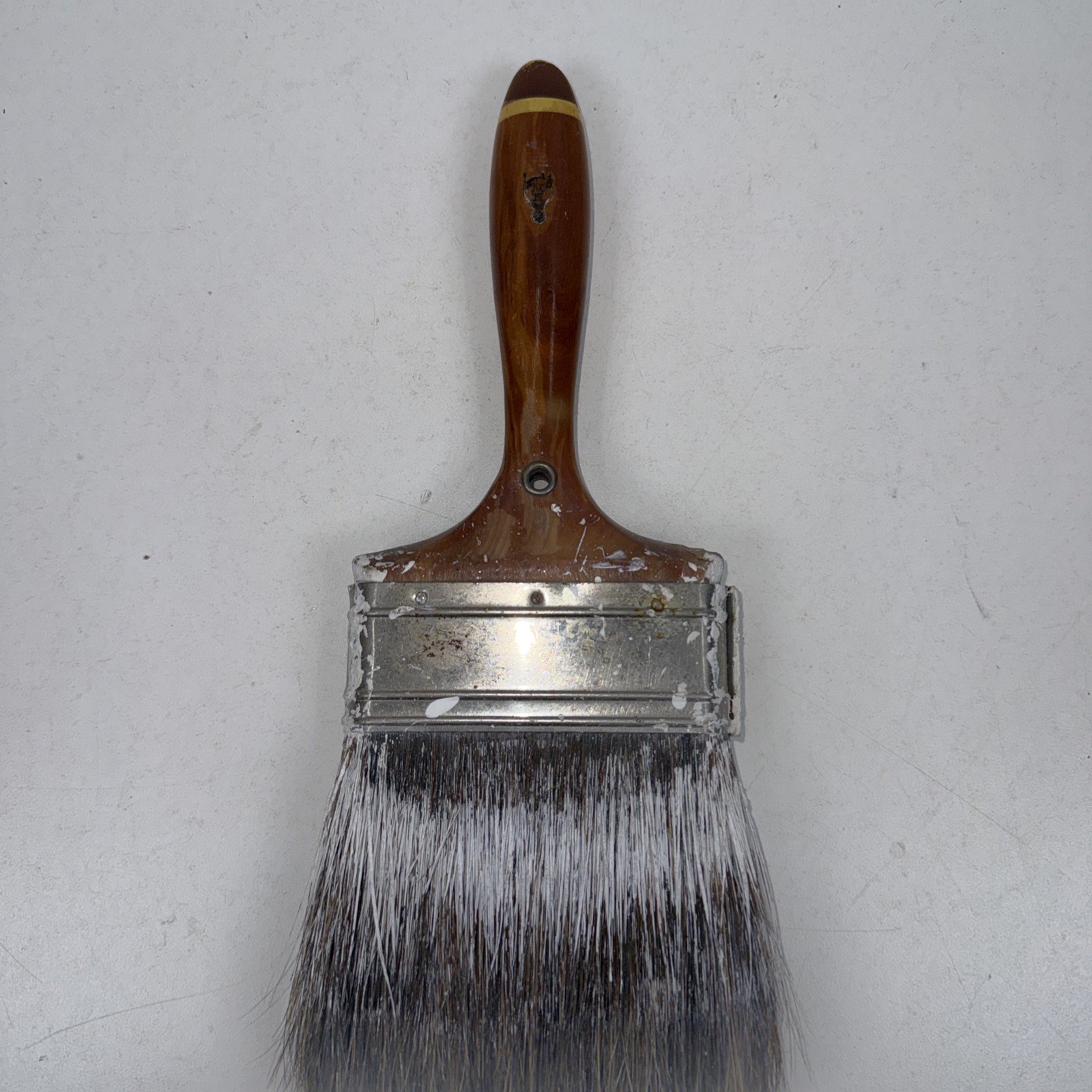 Vintage Sherwin-Williams Paint Brush All Pure Bristle 4” Wood Handle PC-24