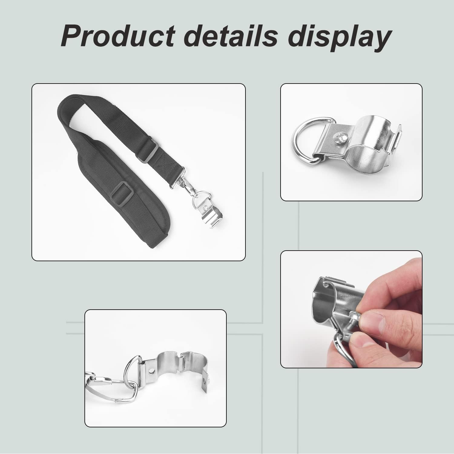 Universal Shoulder Strap Trimmer Blower Straps Strap/Weed Eater Blacd
