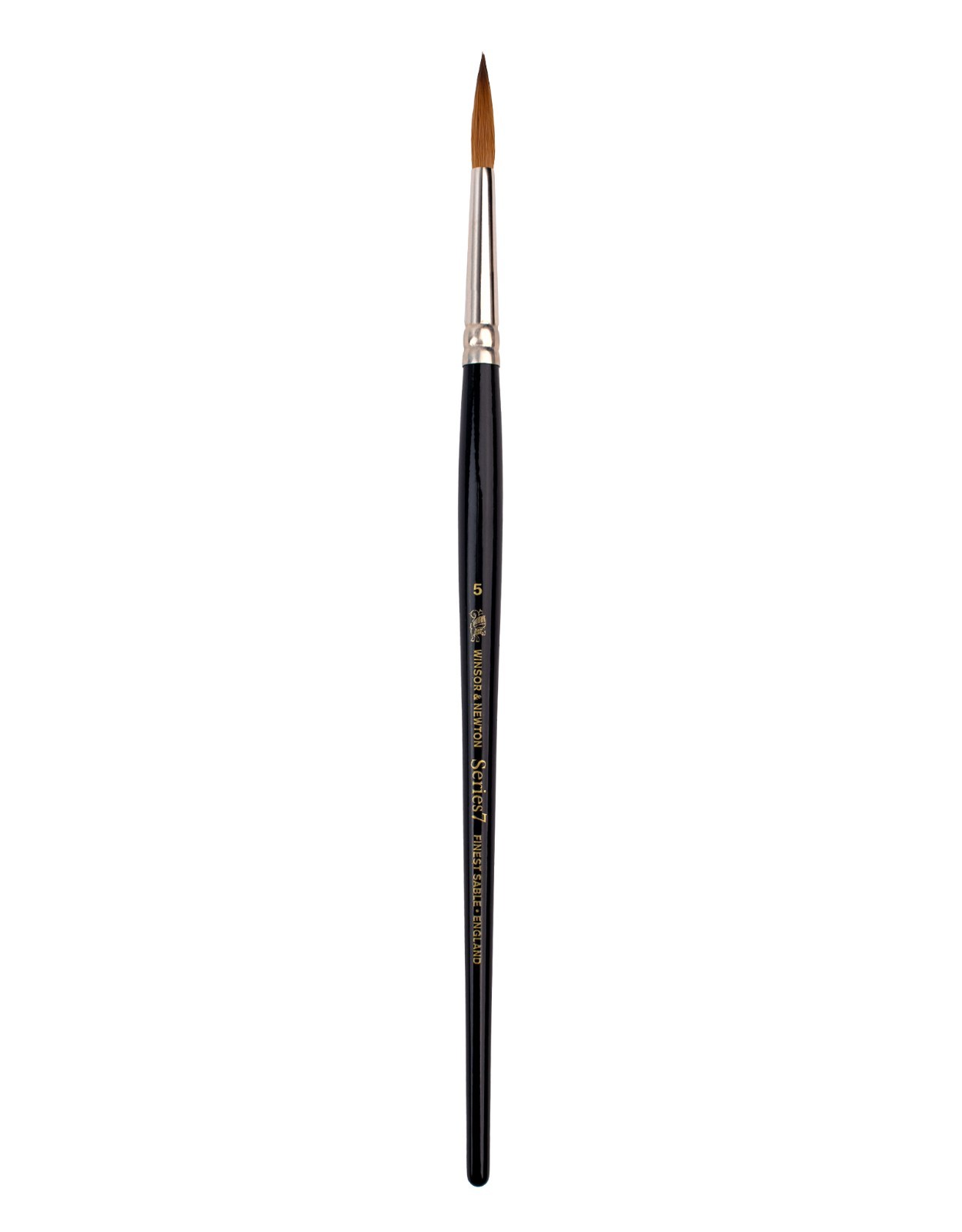 Winsor & Newton Series 7 Kolinsky Round Sable Brush, Short Handle #5
