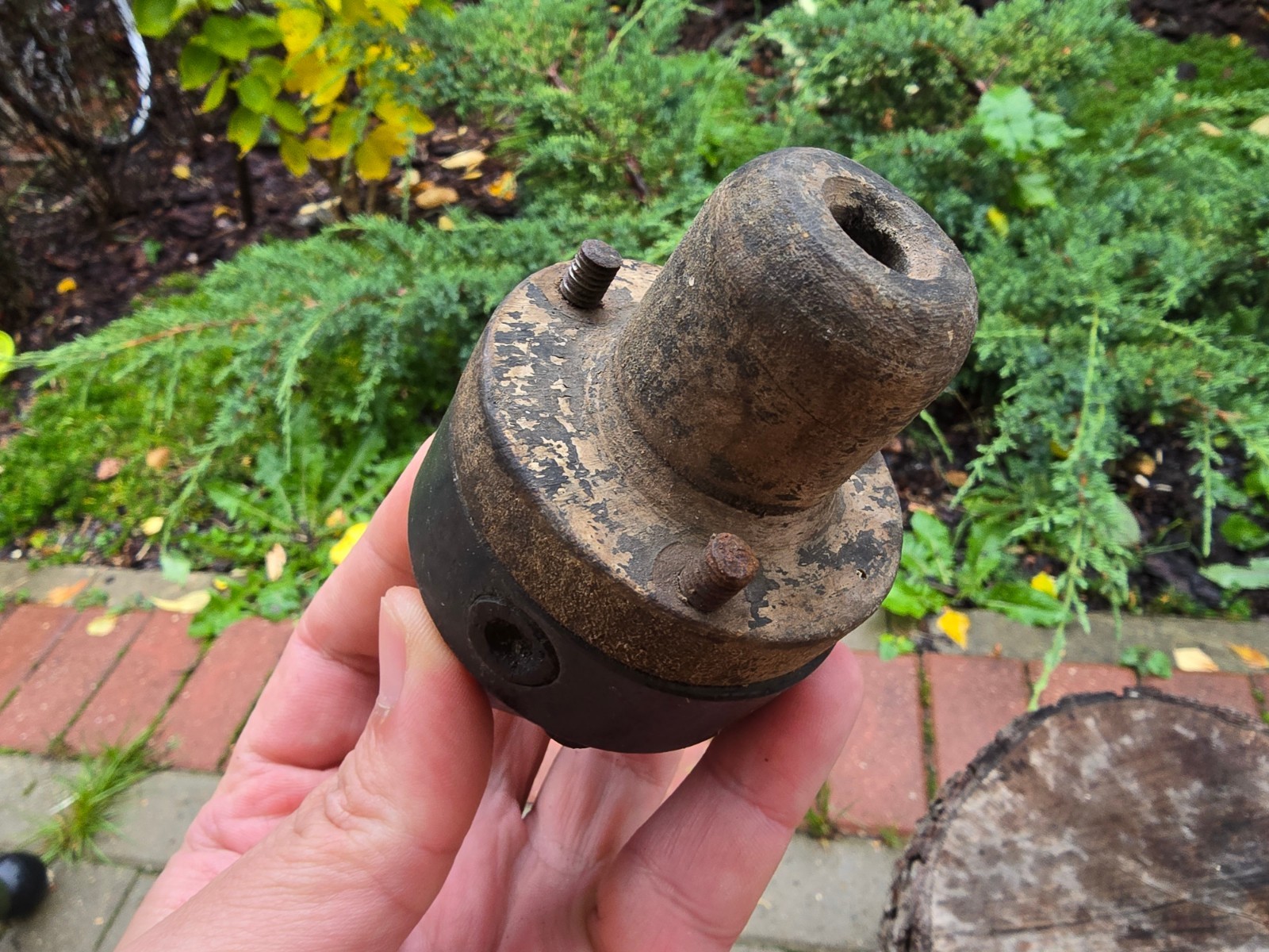 WW2 Accessories from the German bunker relic.