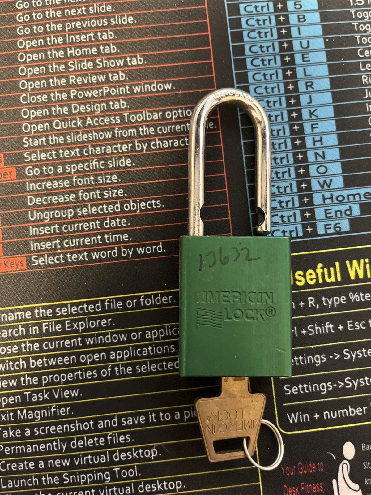 American Padlocks A1106 Rekeyable , 1 1/2 in shackle length