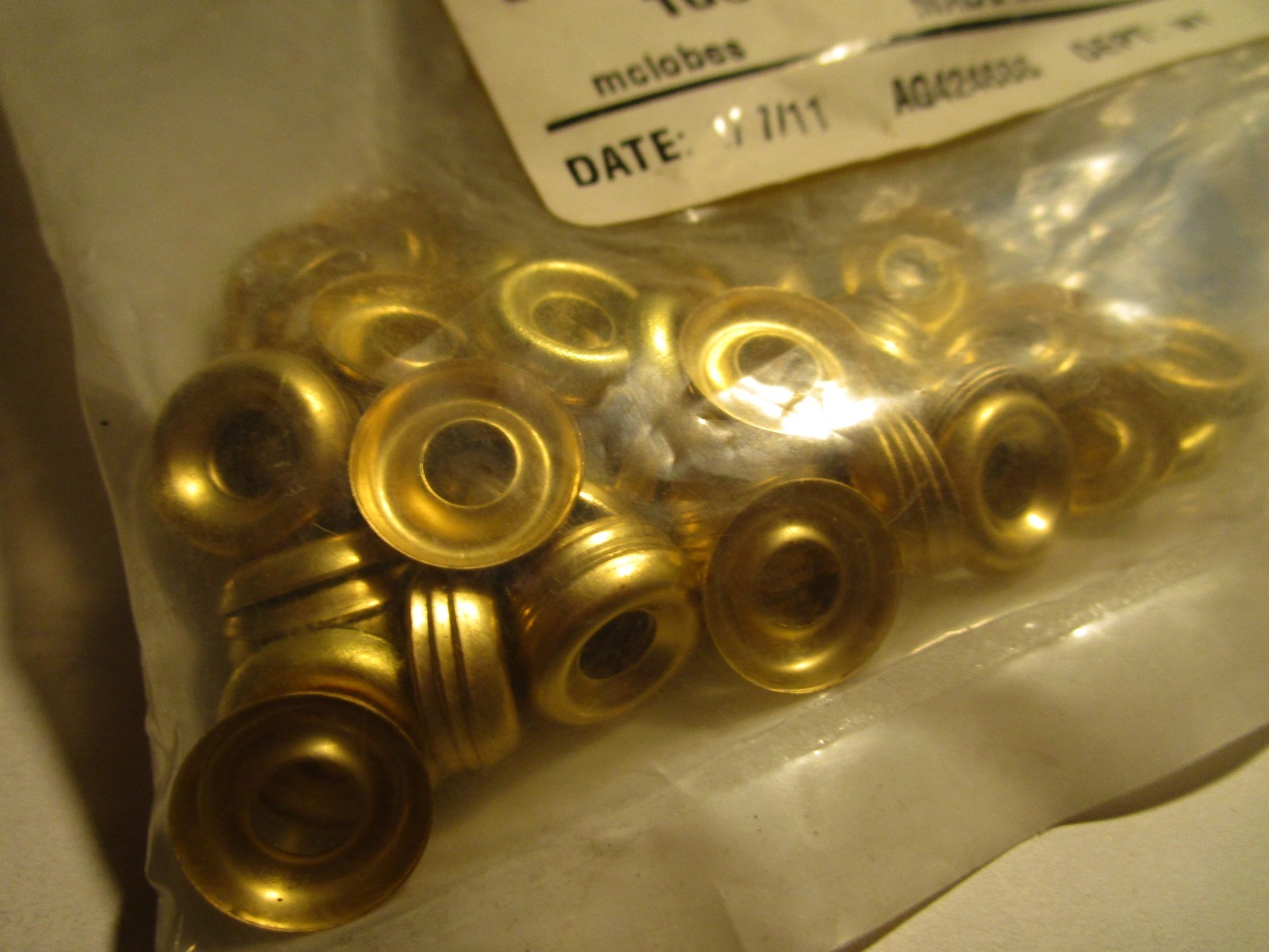 #8 Brass Finishing Washer QTY 100
