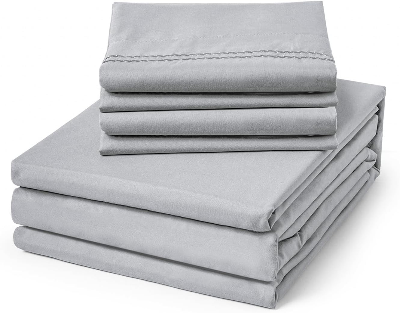 ClevaHome Queen Size Sheets 6 Piece Soft Breathable Luxury Bed Sheet Set