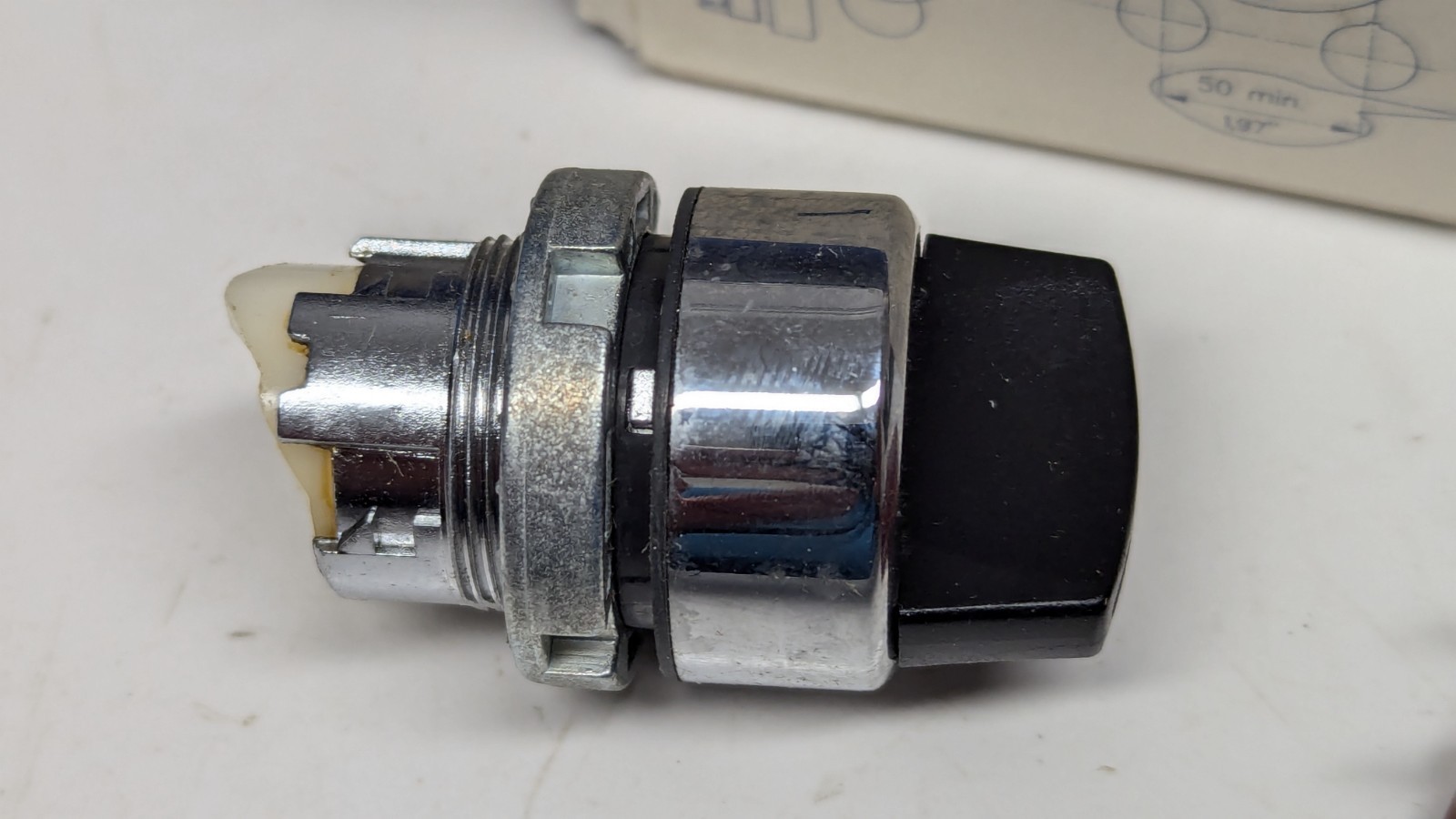 New Springer 4-Position Knob Selector Switch Operator, N5CSMX0N, 160844