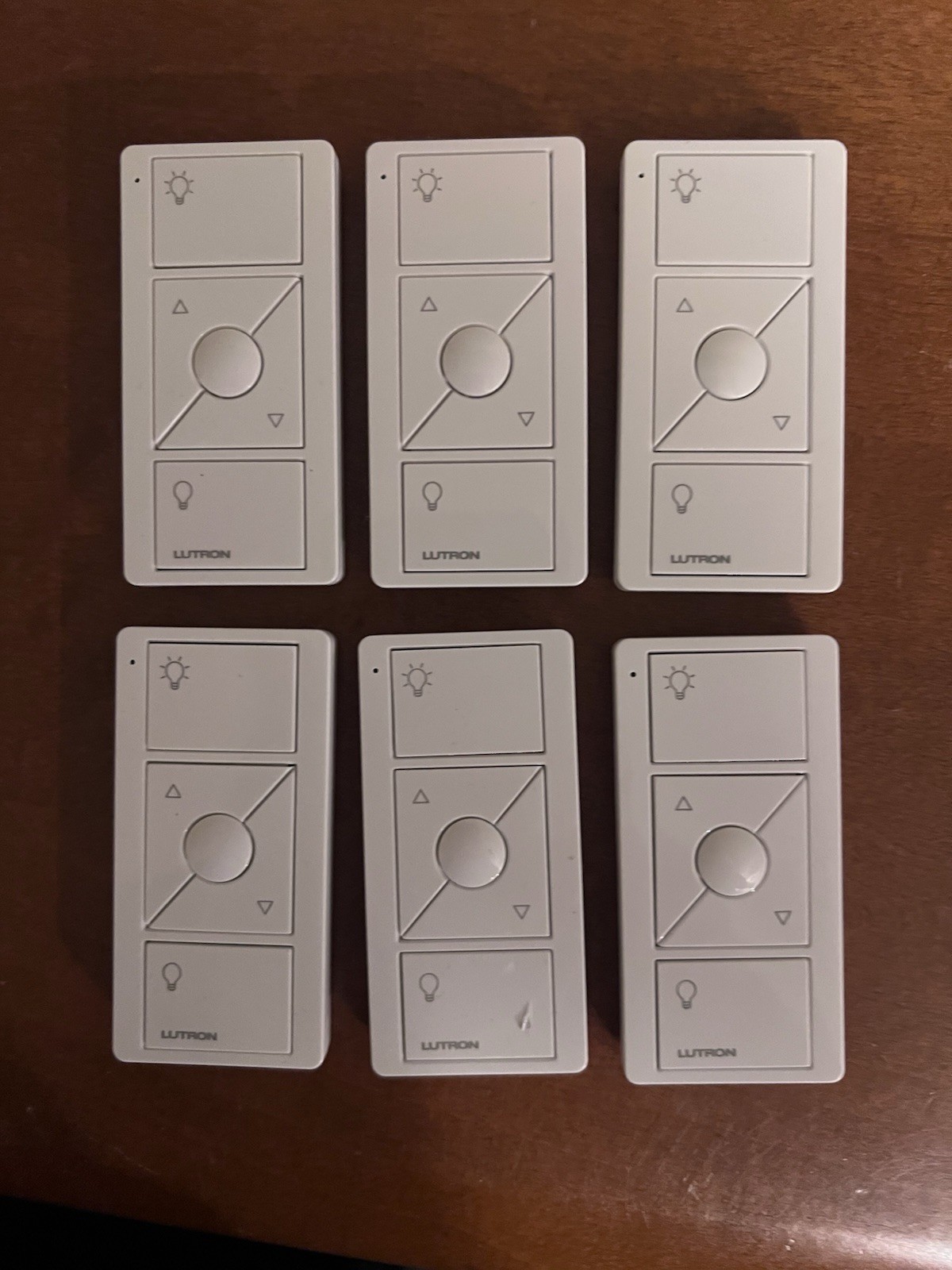 Lutron Pico Remote Wireless Control PJ2-3BRL-WHITE package Of Six- New Brand New