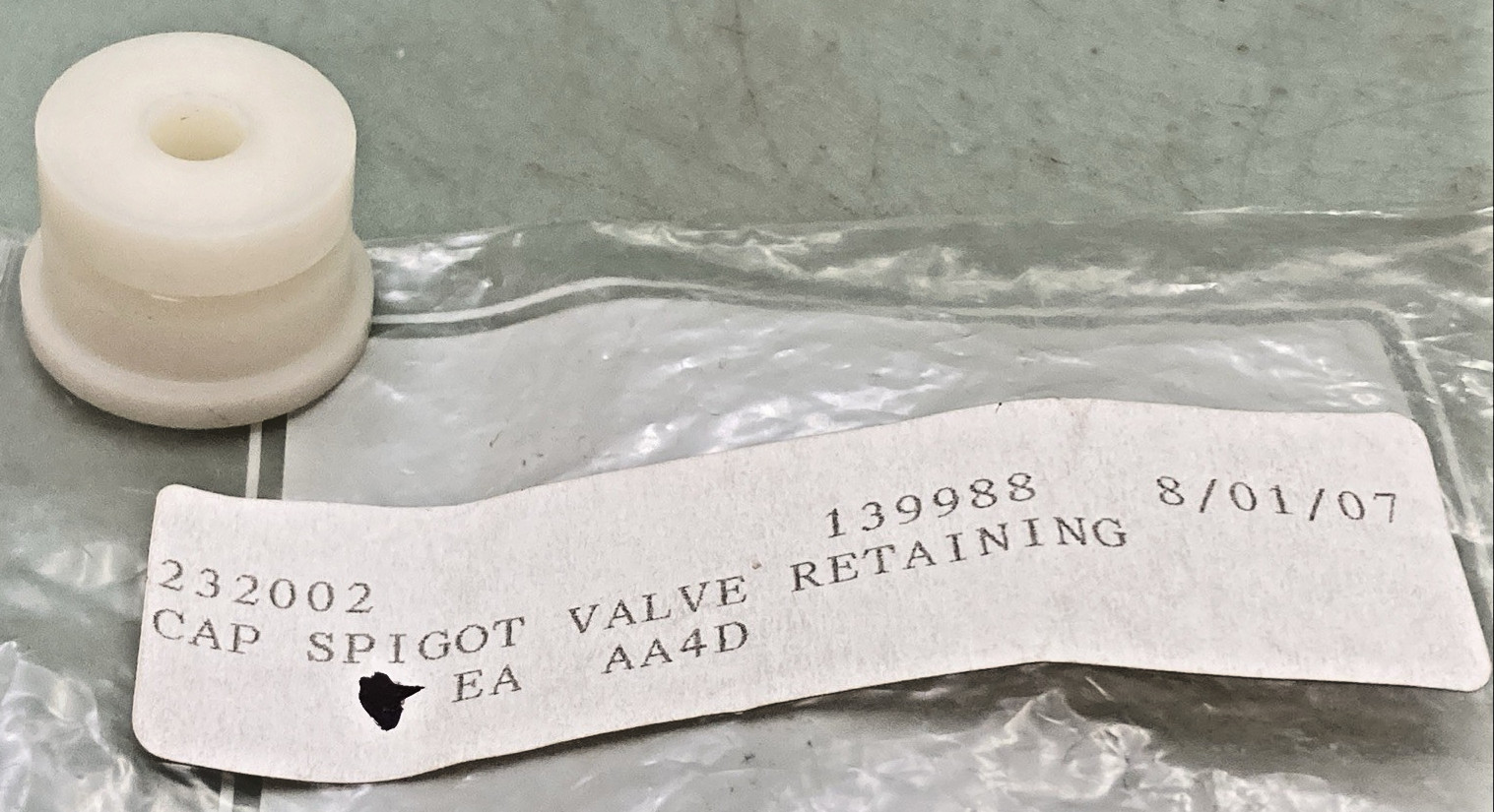 NEW REPLACES STOELTING 232002 RETAINER CAP FOR SPIGOT VALVE