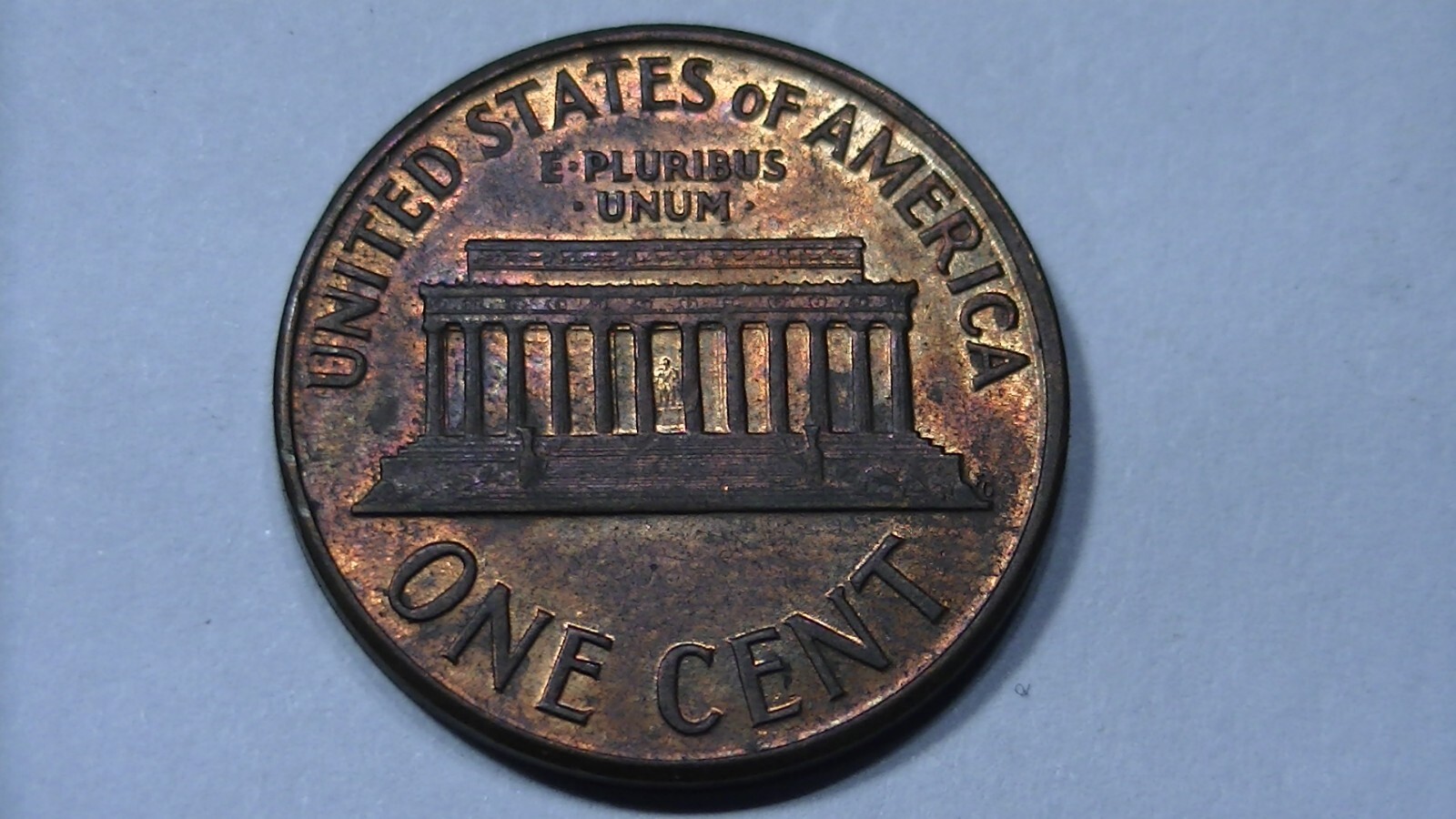 1960 D DENVER DOUBLE DD MINT MARK ERROR LINCOLN MEMORIAL PENNY CENT BOLD NICE!