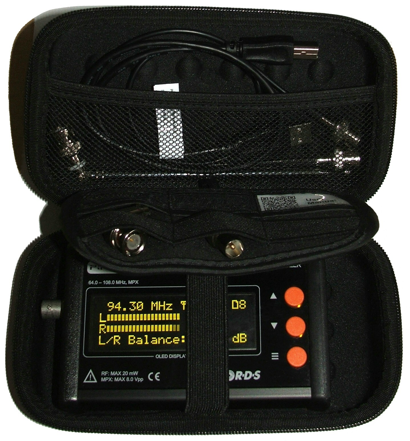 PIRA P275 FM Broadcast Analyzer Modulation Meter RDS Decoder