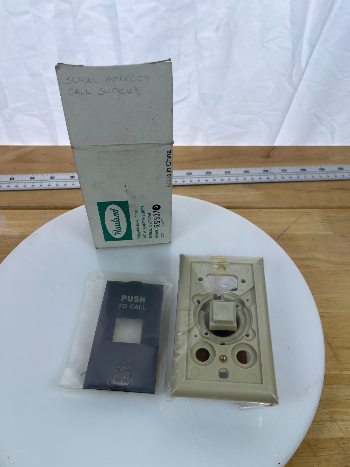 Rauland RS507D Push To Call Intercom Switch Nurse Call Station NOS