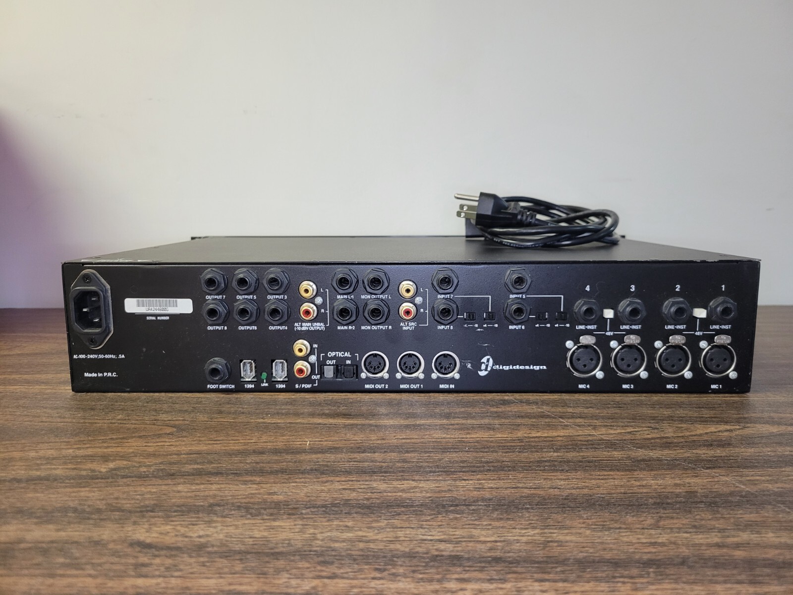 Digidesign 002 Rack Firewire Audio Midi Digital Recording Interface MX002RK
