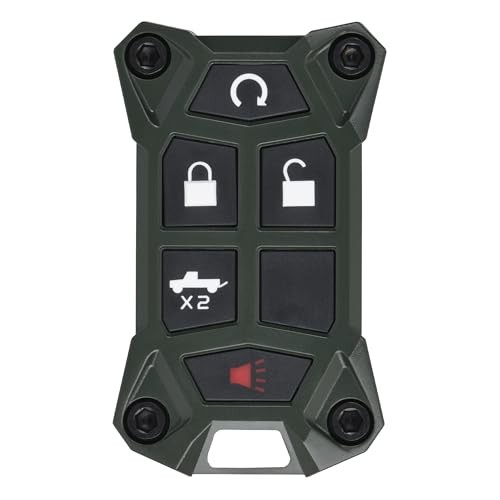 V1.5 Chevy Key Fob Replacement Case for Silverado, GMC Sierra Army Green
