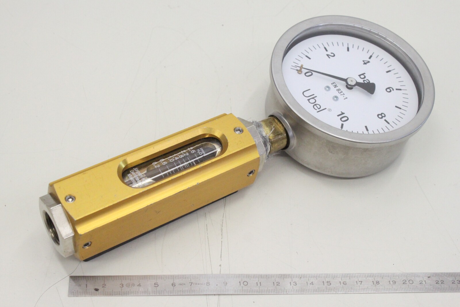 UBEL & Jürgen Krille H²O 0.2 - 2.6 I/min 0-1 flow meter flow meter en837-1