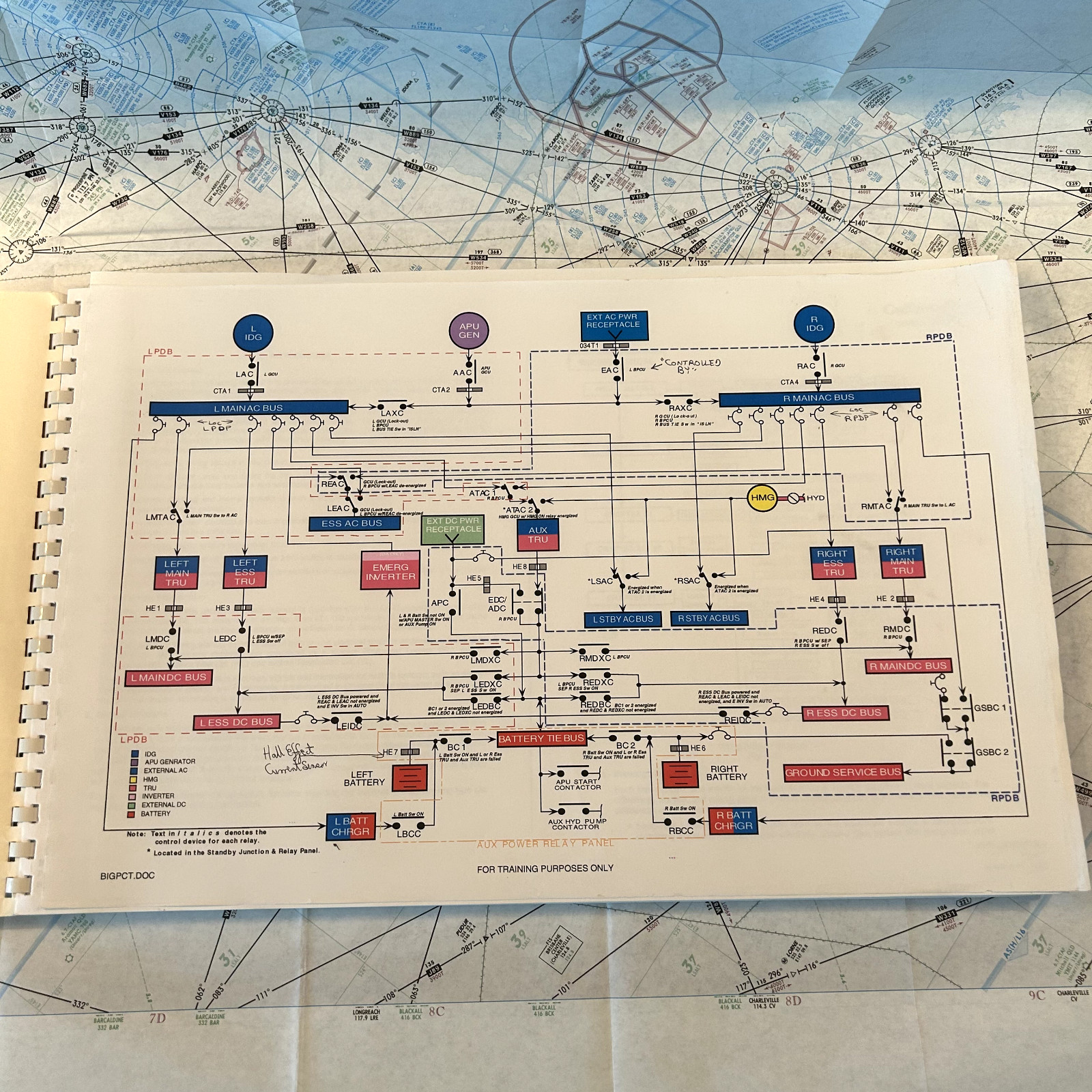 Gulfstream GV Electrical Power & Lighting Schematics Manual