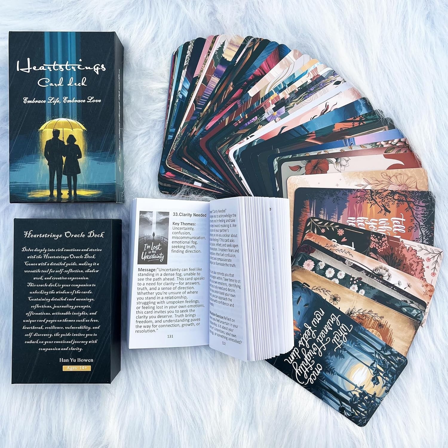Heartstring Oracle Cards, Twin Flame Love Oracle Cards, Oracle Deck and tarot...