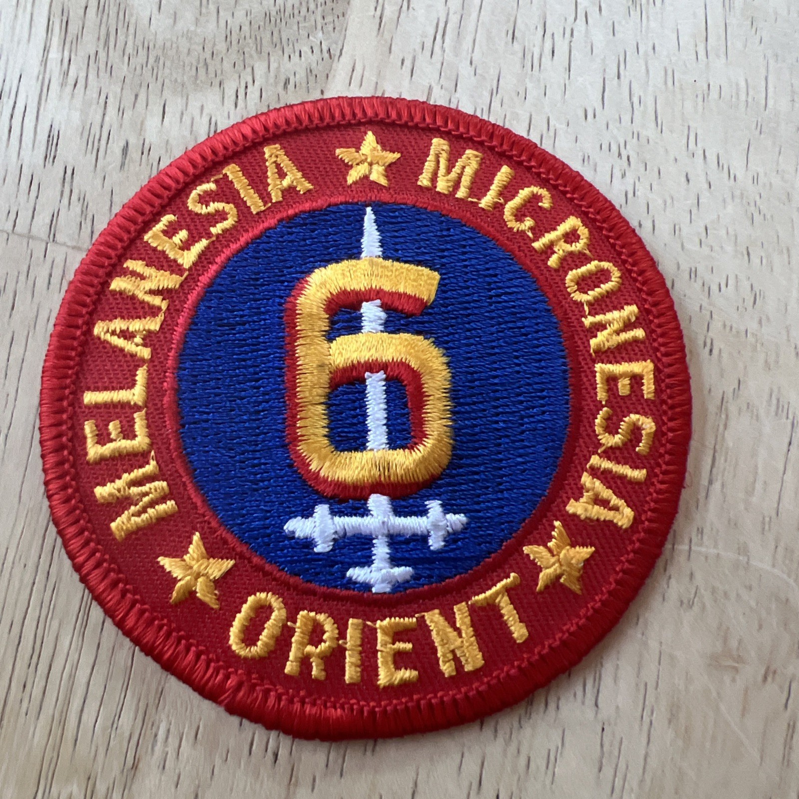 USMC 6TH MARINE DIVISION PATCH MELANESIA MICRONESIA ORIENT