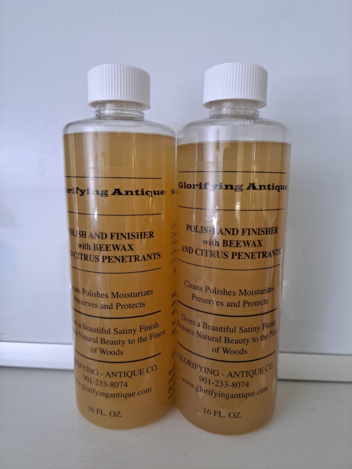2-Pack - The ORIGINAL Glorifying Antique POLISH AND FINISHER w Beewax and Citrus