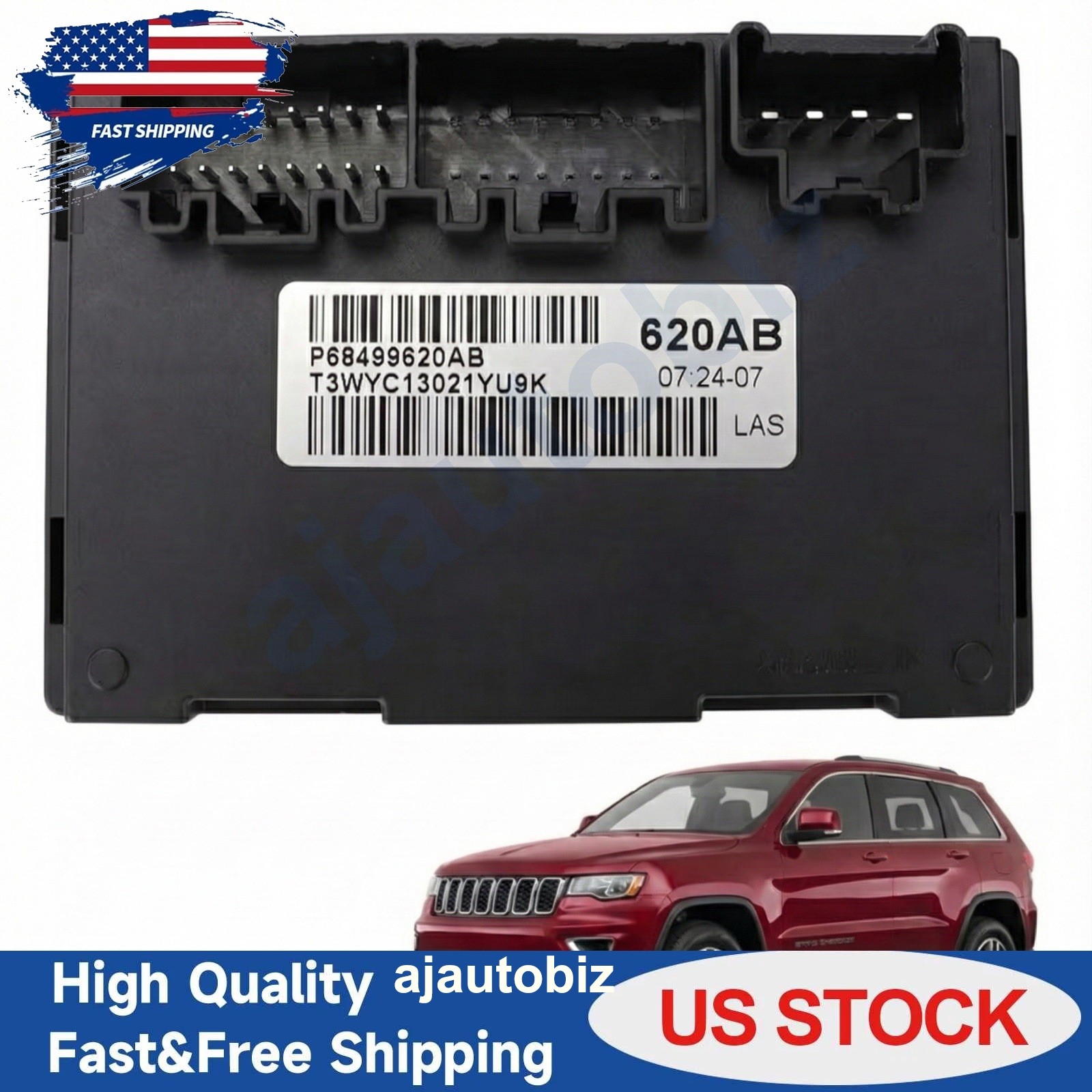 68499620AB Transfer Case Control Module 21-25 Dodge Durango Jeep Grand Cherokee