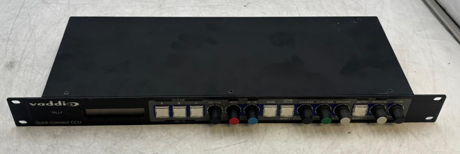 Vaddio Quick Connect CCU HD-19 998-1105-025 Camera Image Control