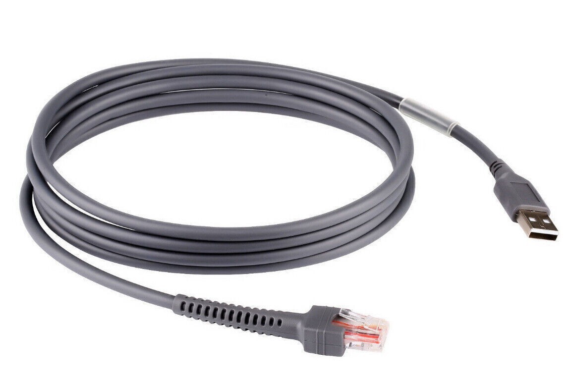 10 Pack USB Cable Barcode Scanner Cord For Symbol LS2208 CBA-U01-S07ZAR 6FT US