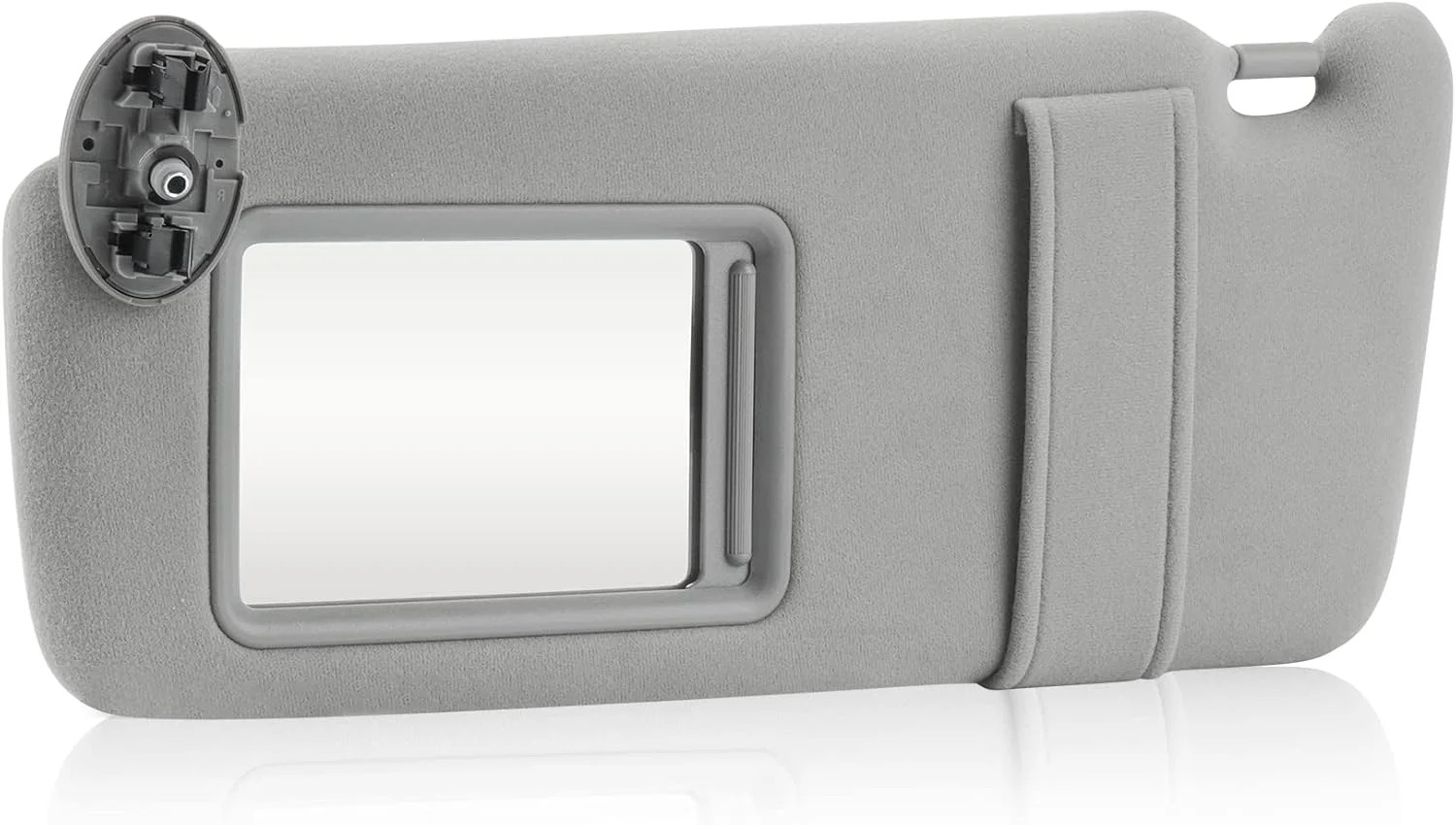 Gray Driver Left Side Sun Visor Replacement Compatible with 2007 2008 2009 2010
