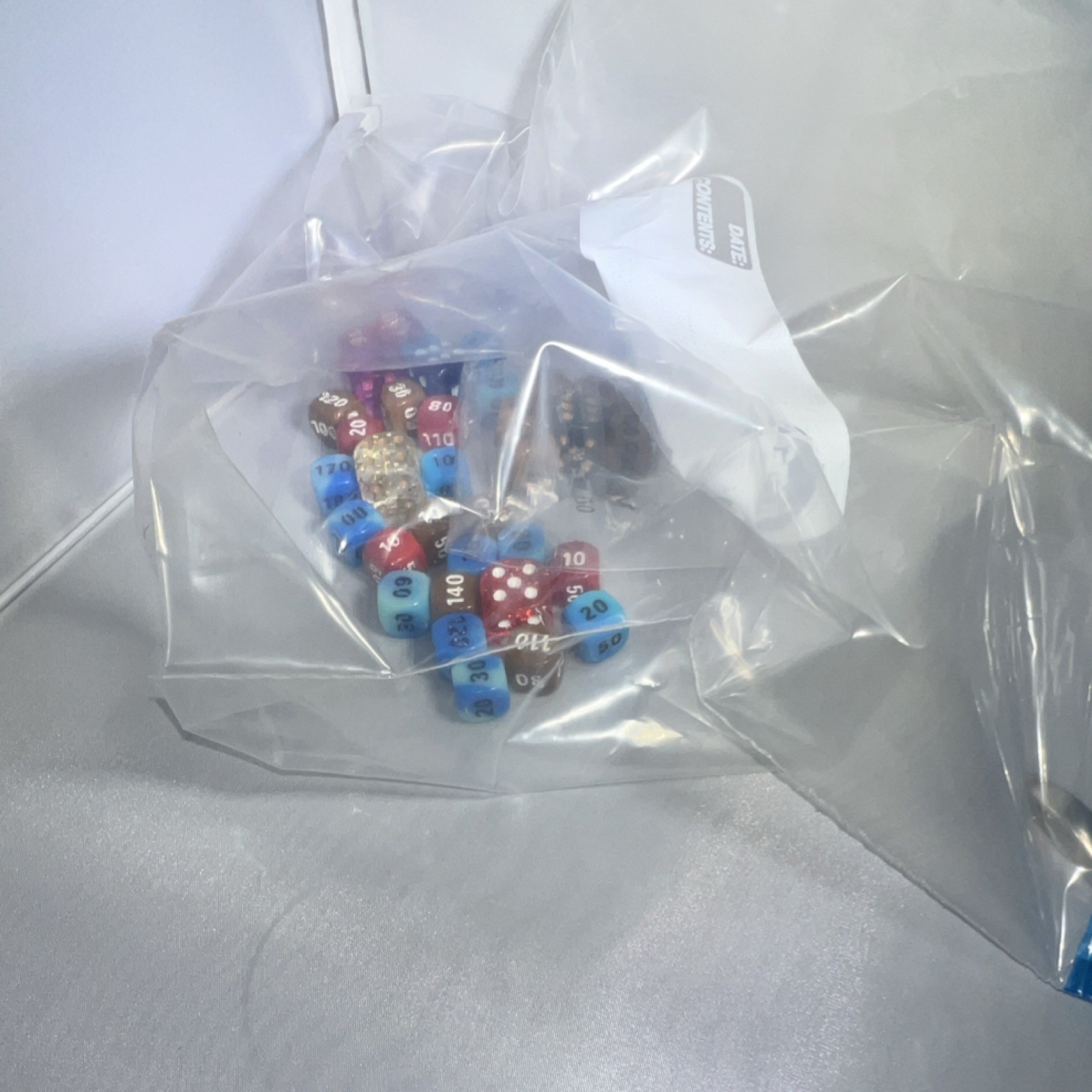 Polyhedral Dice Set for Dungeons & Dragons, Assorted Colors