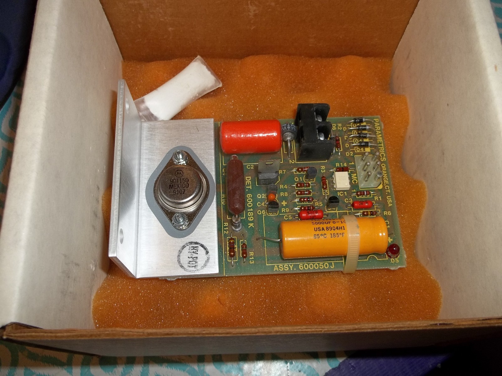 PARAMETRICS ASSY 600050J ABB S600050 REV L CONTROL BOARD (881)
