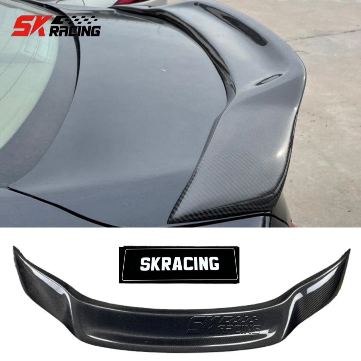 For Nissan Altima 2016-2018 Forged Fiber/Carbon Fiber Rear Duckbill Spoiler Wing