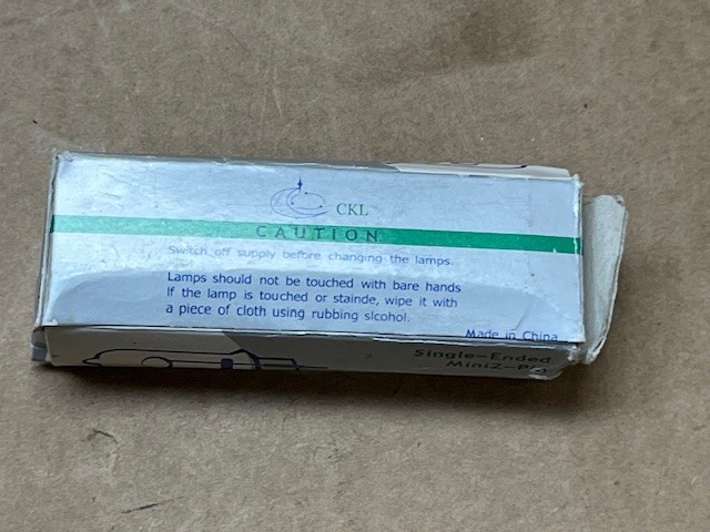 CKL Stage / Visual Tungsten Halogen Lamp Single-Ended 2-Pin Bulb