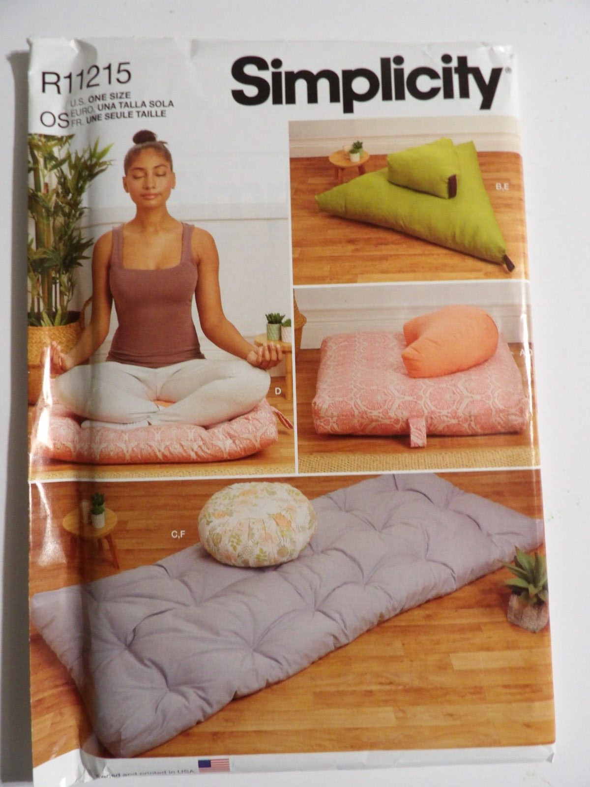 Simplicity R11215 Meditation Pillows, Floor Pillows & Cushions UC Pattern S9364