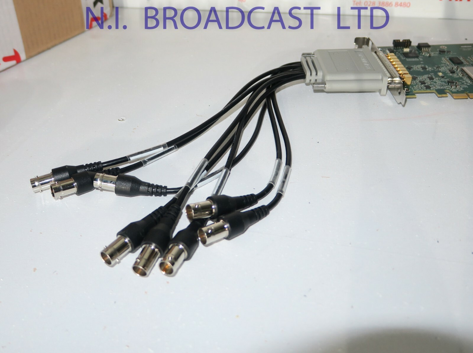 Matrox xmio2/24/5000 card with breakout cable developer card  full working ord