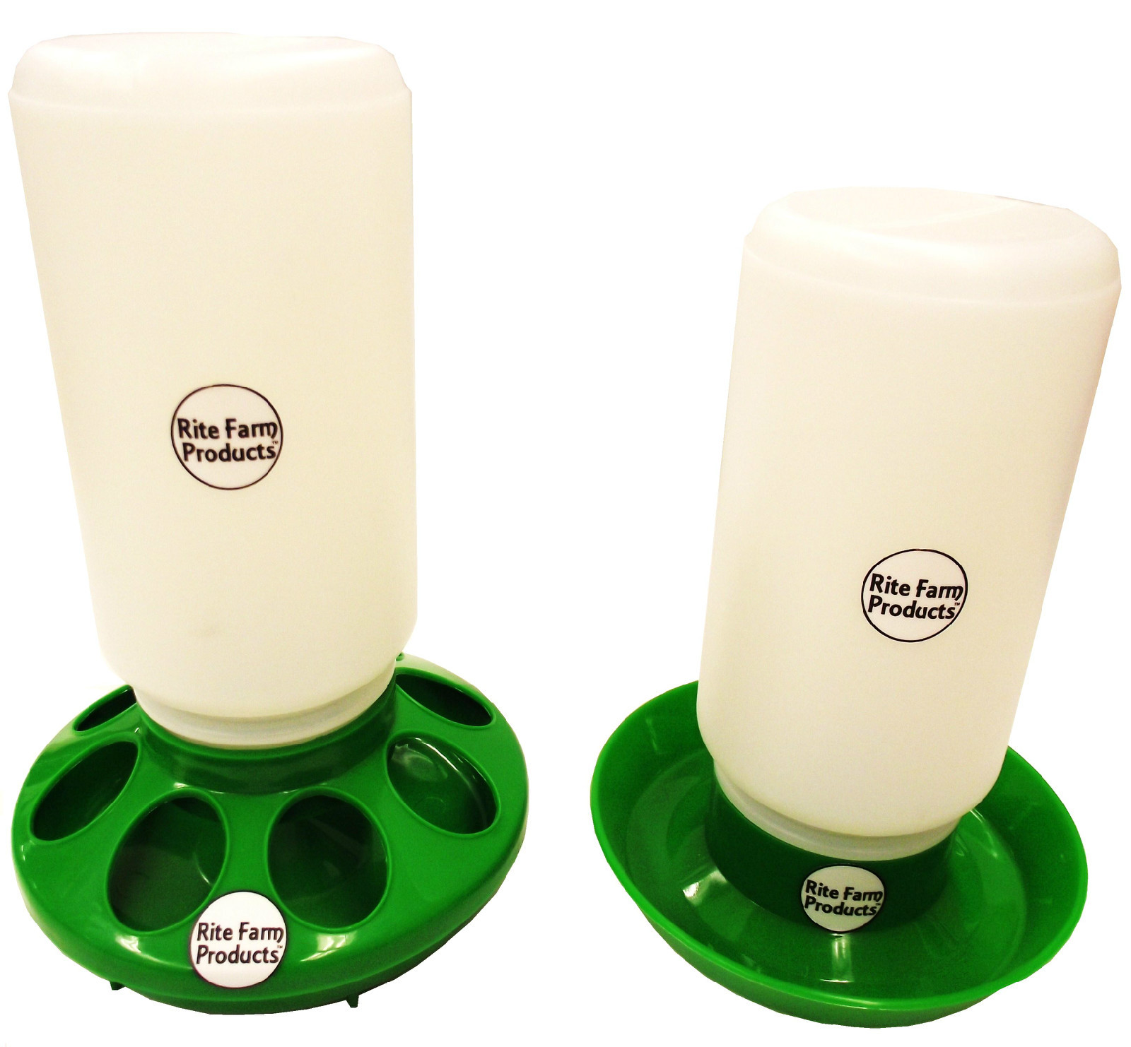 *COMBO* GREEN RITE FARM PRODUCTS QUART FEEDER & WATERER POULTRY CHICKEN CHICK