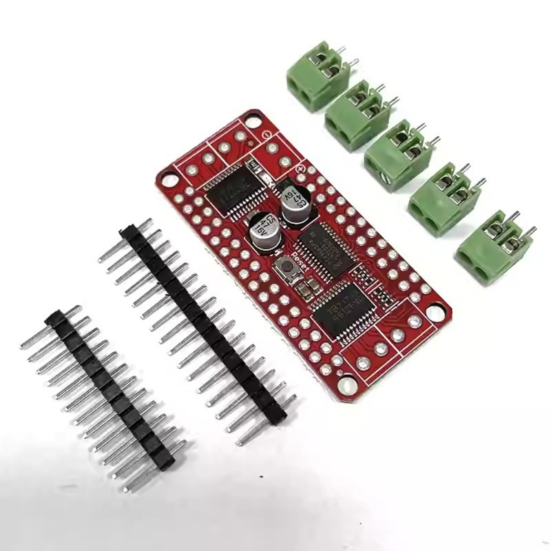 Efficient Double Motors Driver Board Utilizing TB6612 and PCA9685 Chip for DIY