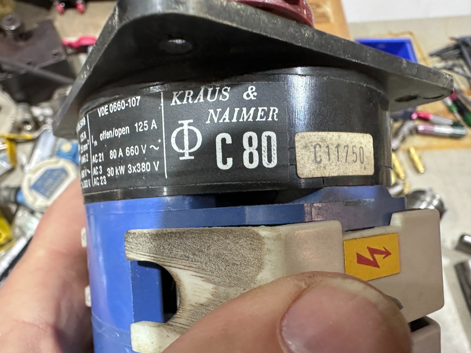 KRAUS & NAIMER Rotary Switch C80, VDE 0660-1/BS 5419