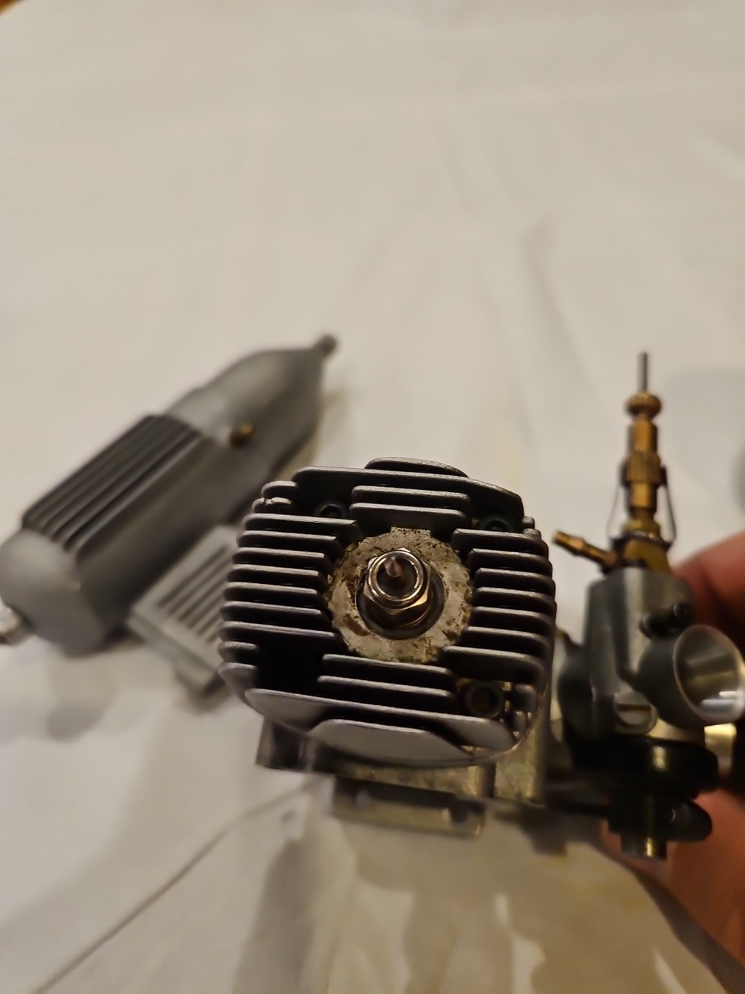 Supertigre 45R/c Model Airplane Engine With Extra Parts