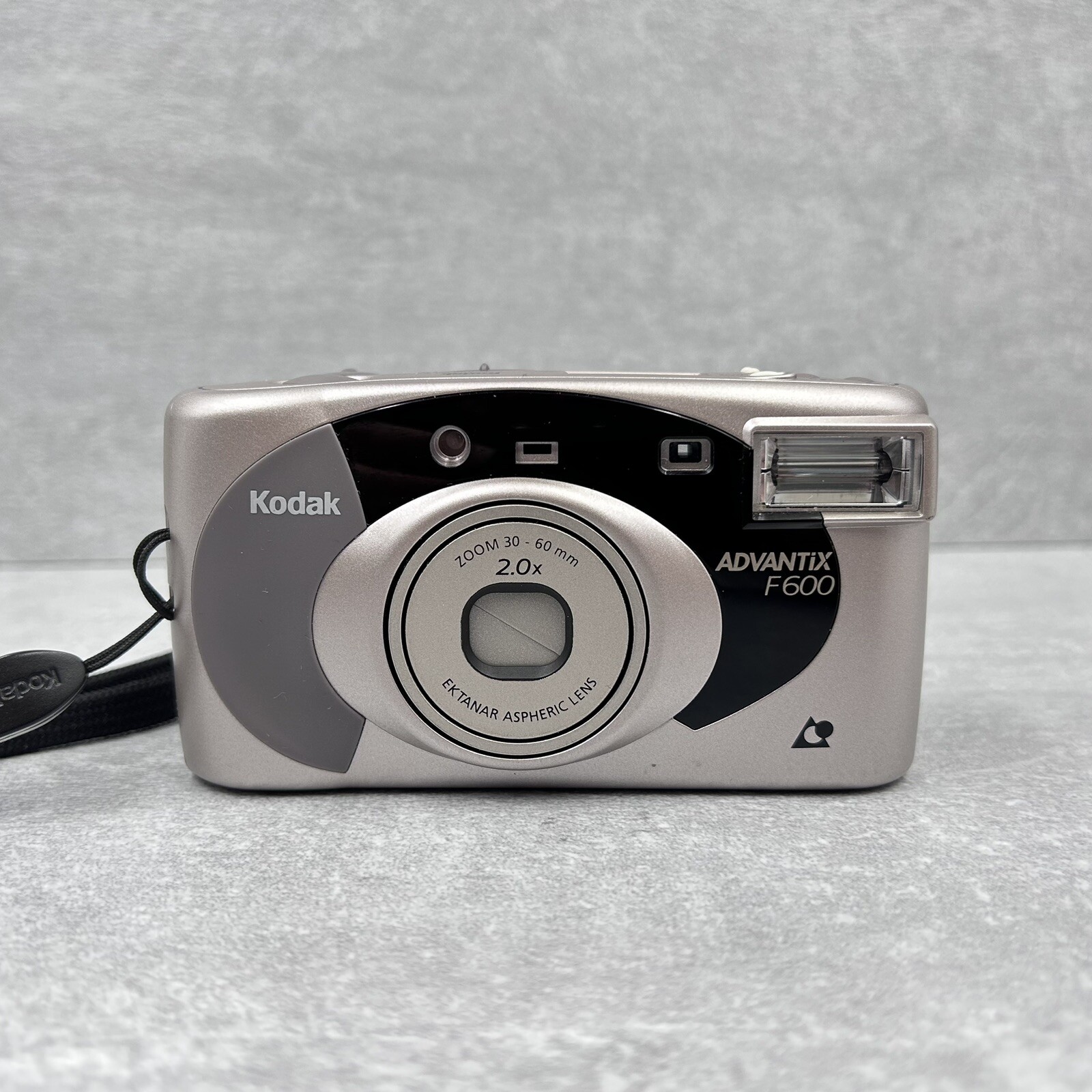 Kodak Advantix F600 Film Camera Zoom APS 35MM Point Shoot with Strap & Case