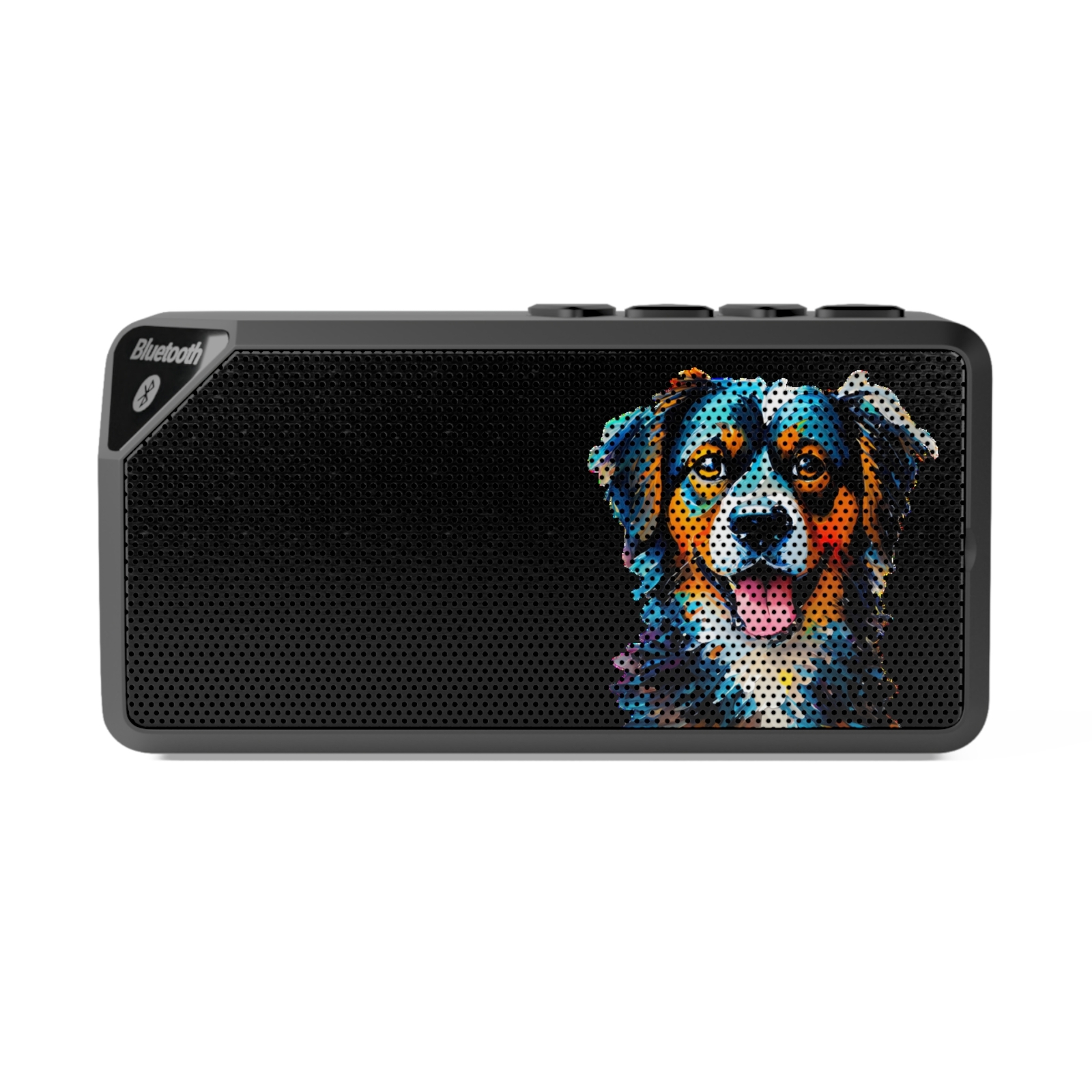 Jabba Bluetooth Speaker - Bernese Mountain Dog Oil Print | Portable Music Player