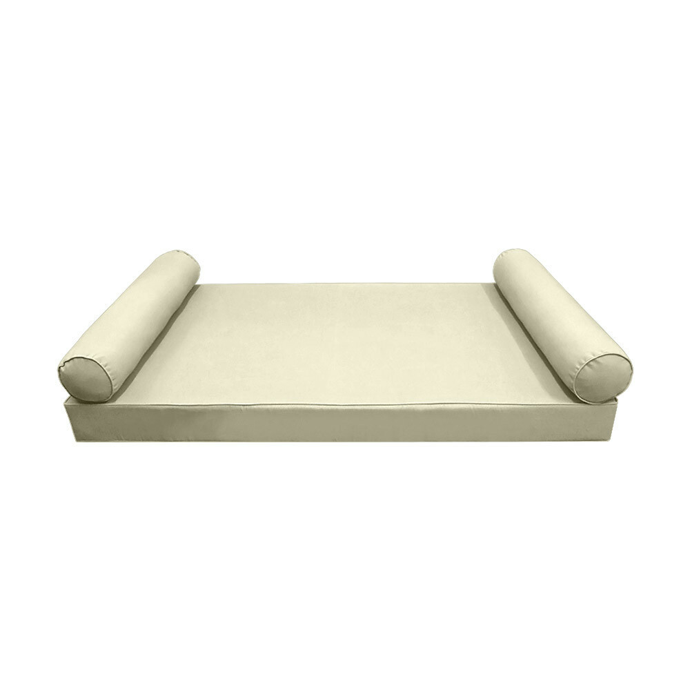 STYLE5 Mattress & Pillow Daybed Porch Swing Piped Trim Queen AD005 |COVERS ONLY|