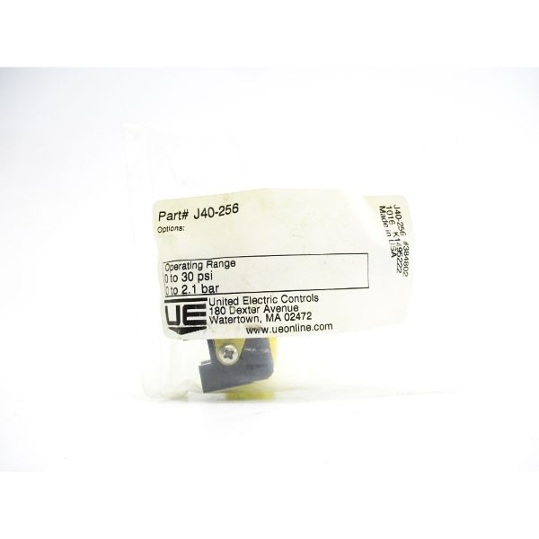 UNITED ELECTRIC J40-256 250VAC 0-30PSI NSMP
