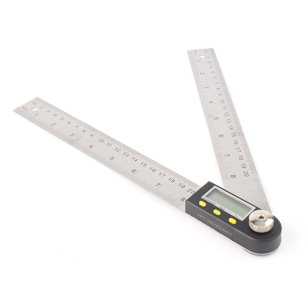14" Electronic Digital Protractor Goniometer Angle Finder Miter Gauge Ruler