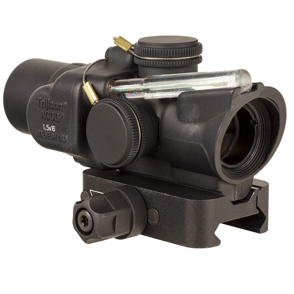 Trijicon ACOG 1.5x16S Low Dual Illum Grn Ring/2 MOA Dot w/Q-LOC TA44-C-400333