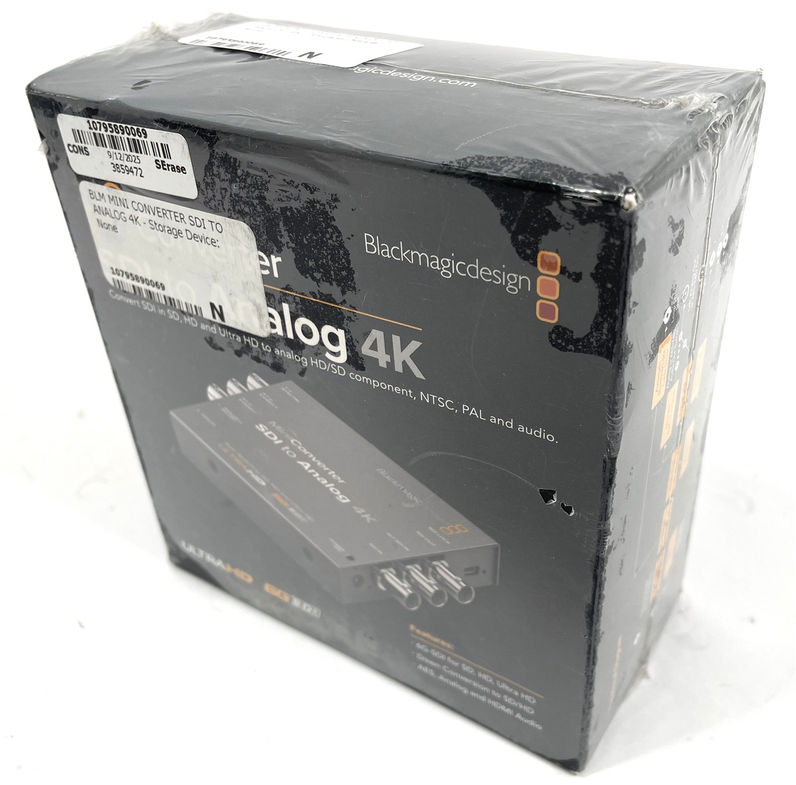 NEW Sealed Blackmagic SDI to Analog 4K Mini-Converter CONVMASA4K
