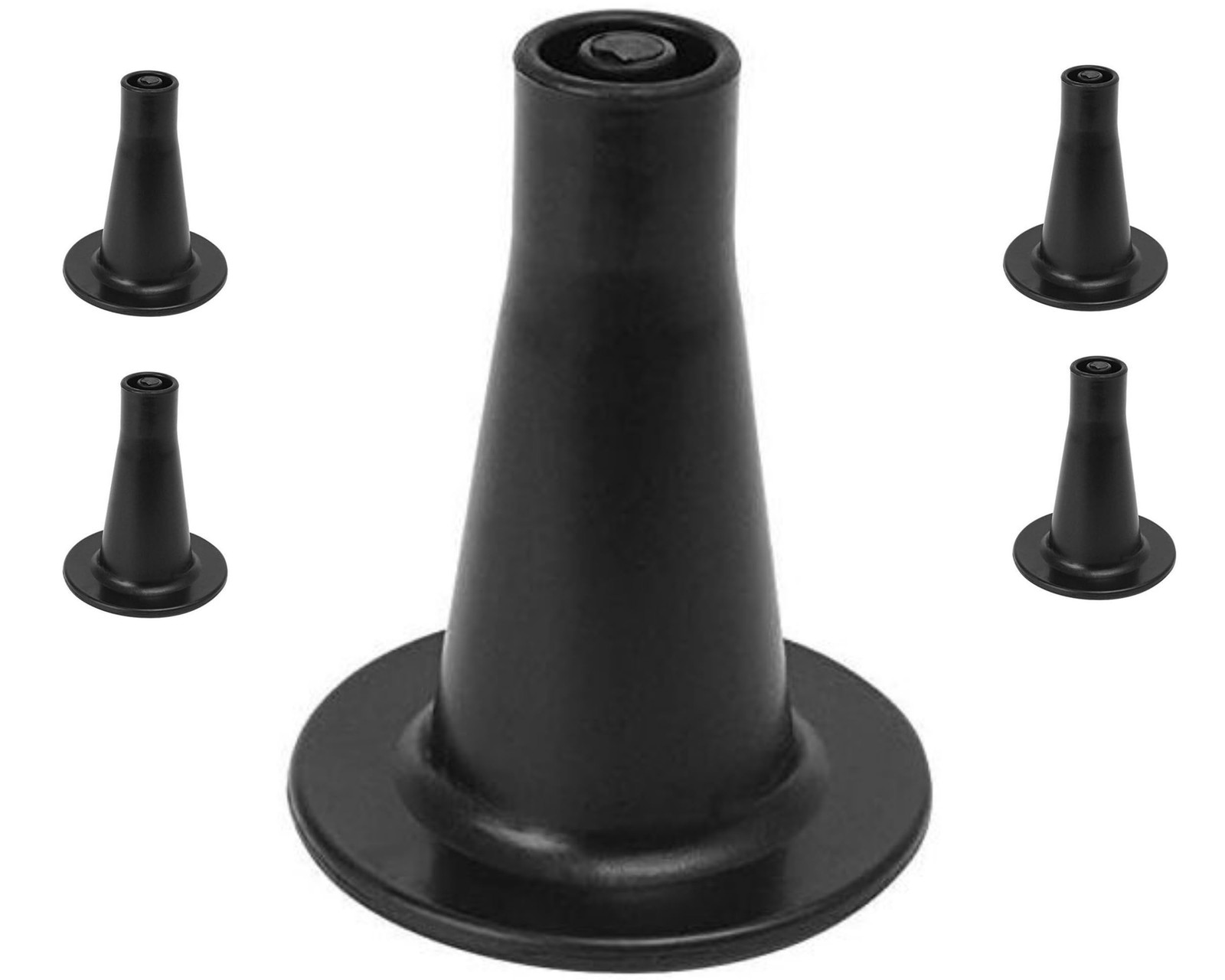 4 Pack Plastic Bed Frame Feet Glides Will Replace Wheels Prevent Sliding