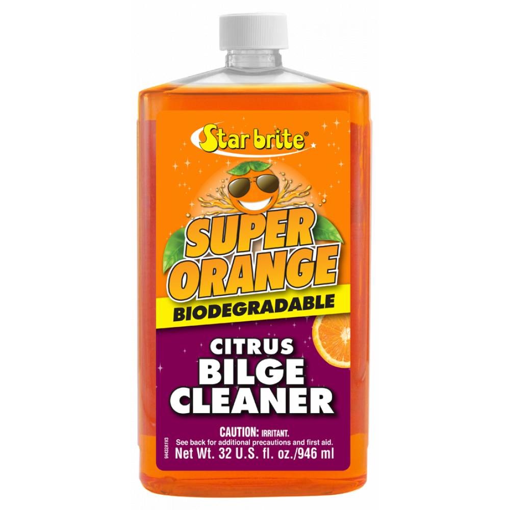 Star brite 094432 Super Orange Citrus Marine Boat Bilge Cleaner, 32 fl oz