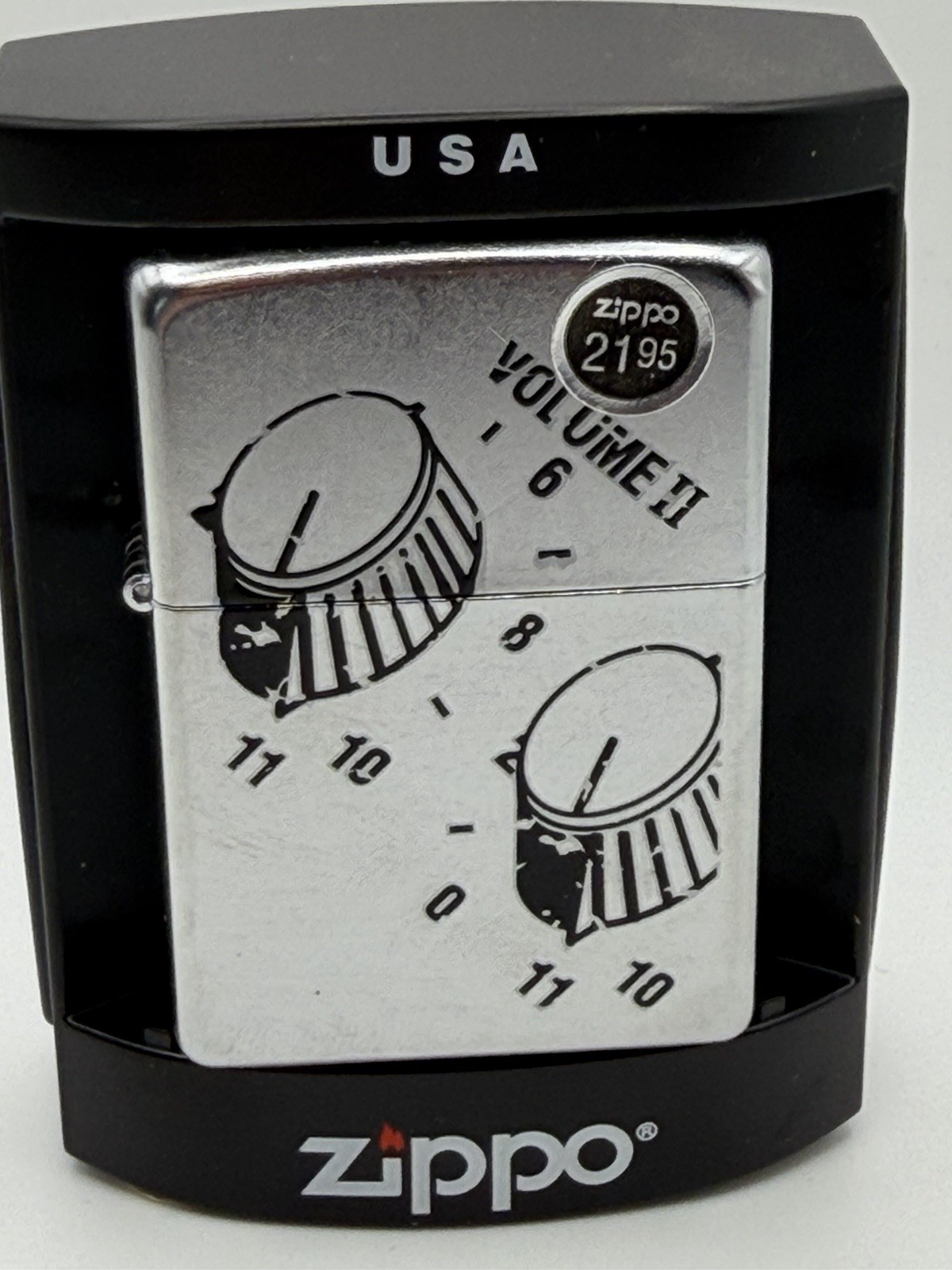 Vintage 2008 Volume Eleven Chrome Zippo Lighter New B13