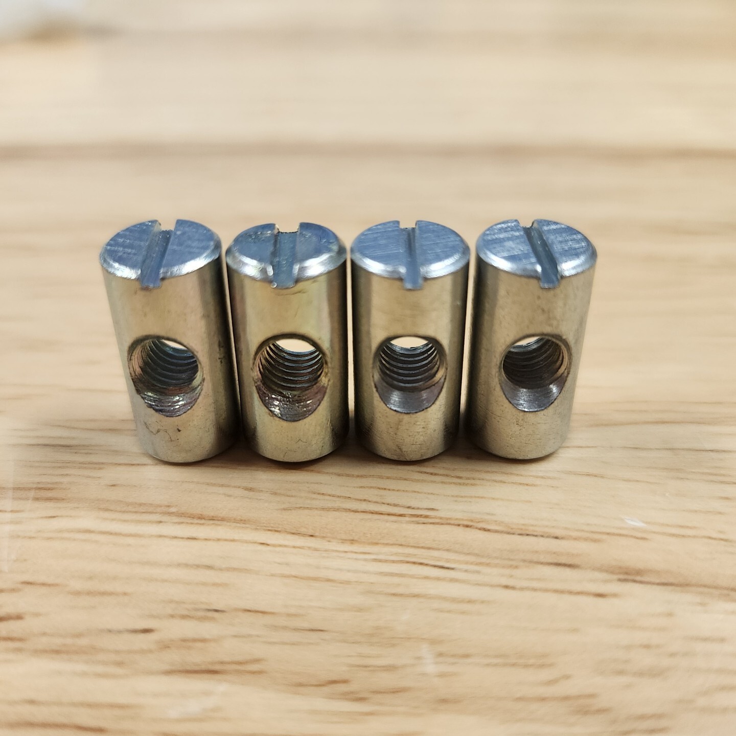 4 Ikea Cross Dowel Nut Sleeve Part # 100505 Same Day Shipping From USA